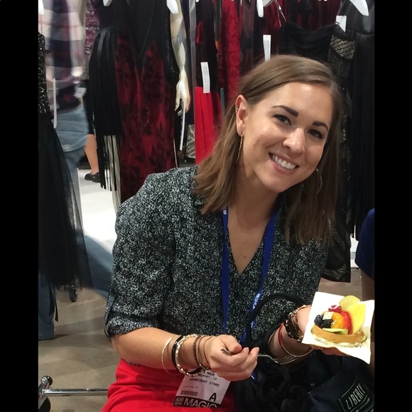 Express Portofino Long Sleeve Printed Blouse Small - Picture 6 of 6